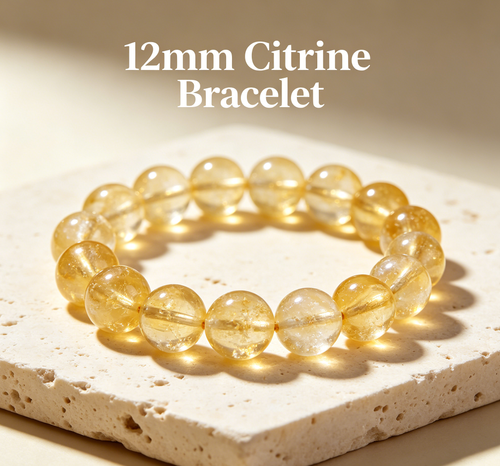 Citrine Bracelet — Natural Stone Strand