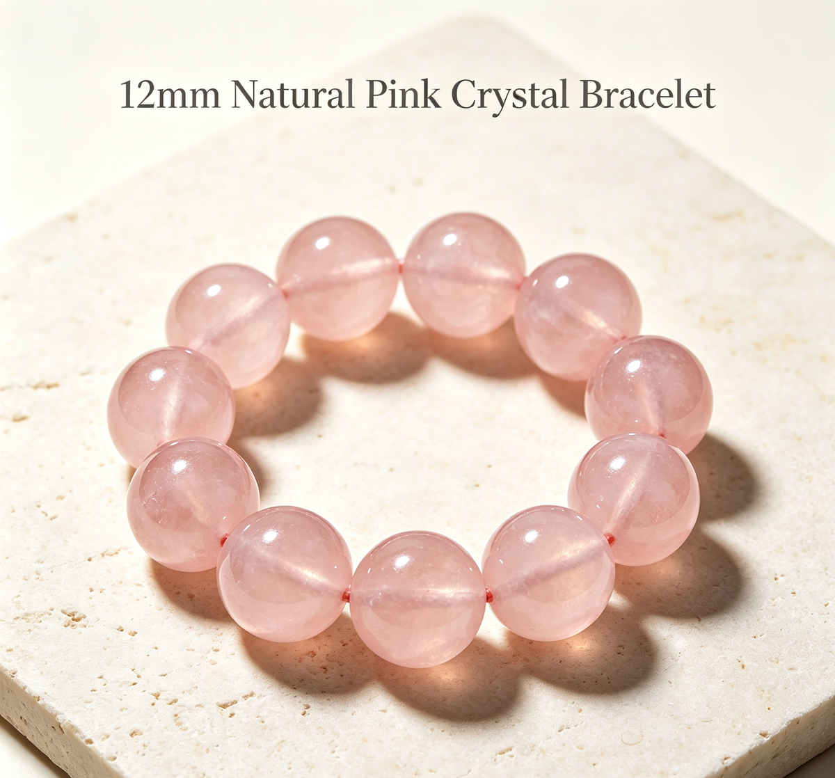 Rose Quartz Bracelet — Love & Self-Acceptance