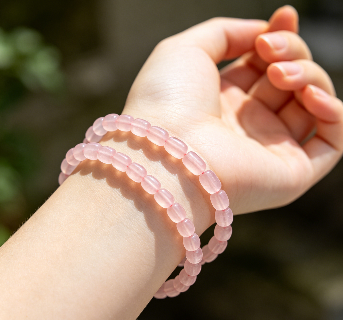 Rose Quartz Bracelet — Love & Self-Acceptance