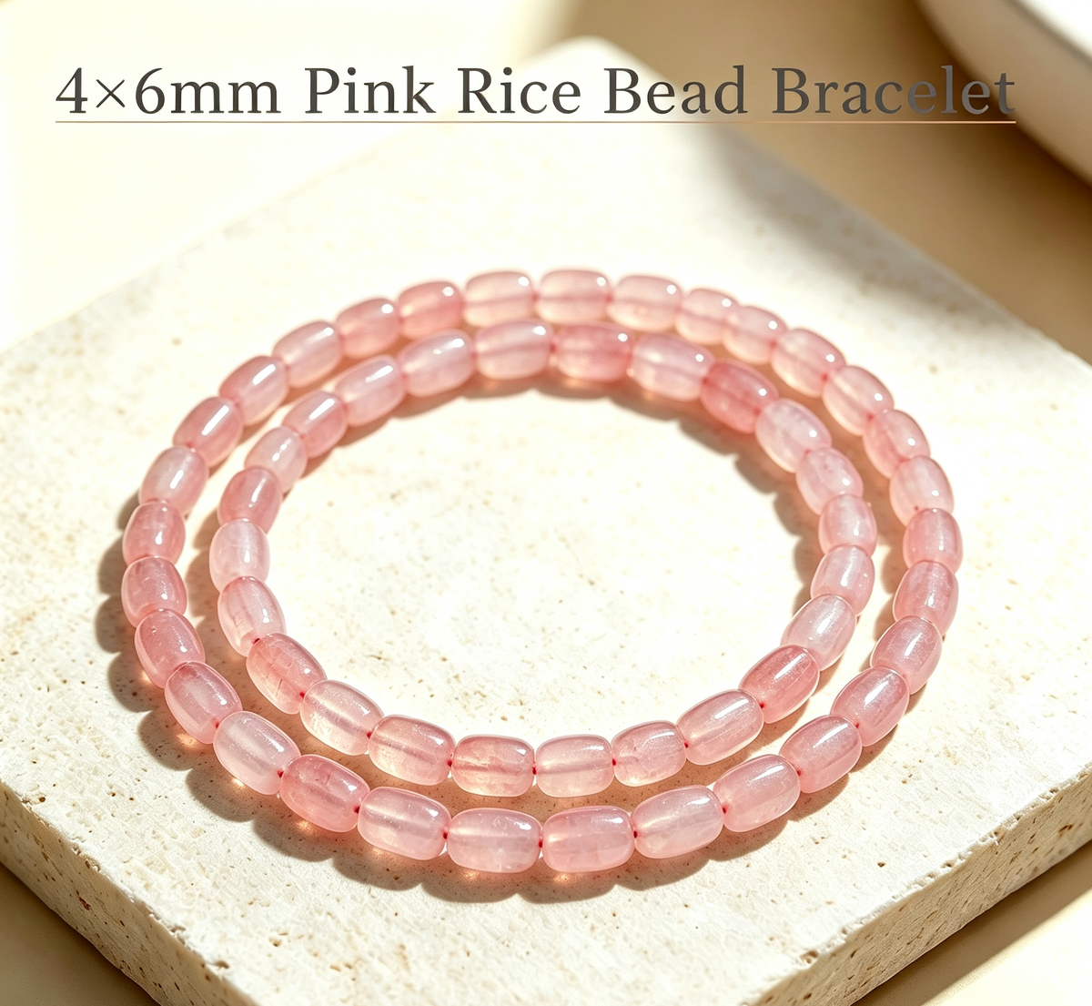 Rose Quartz Bracelet — Love & Self-Acceptance