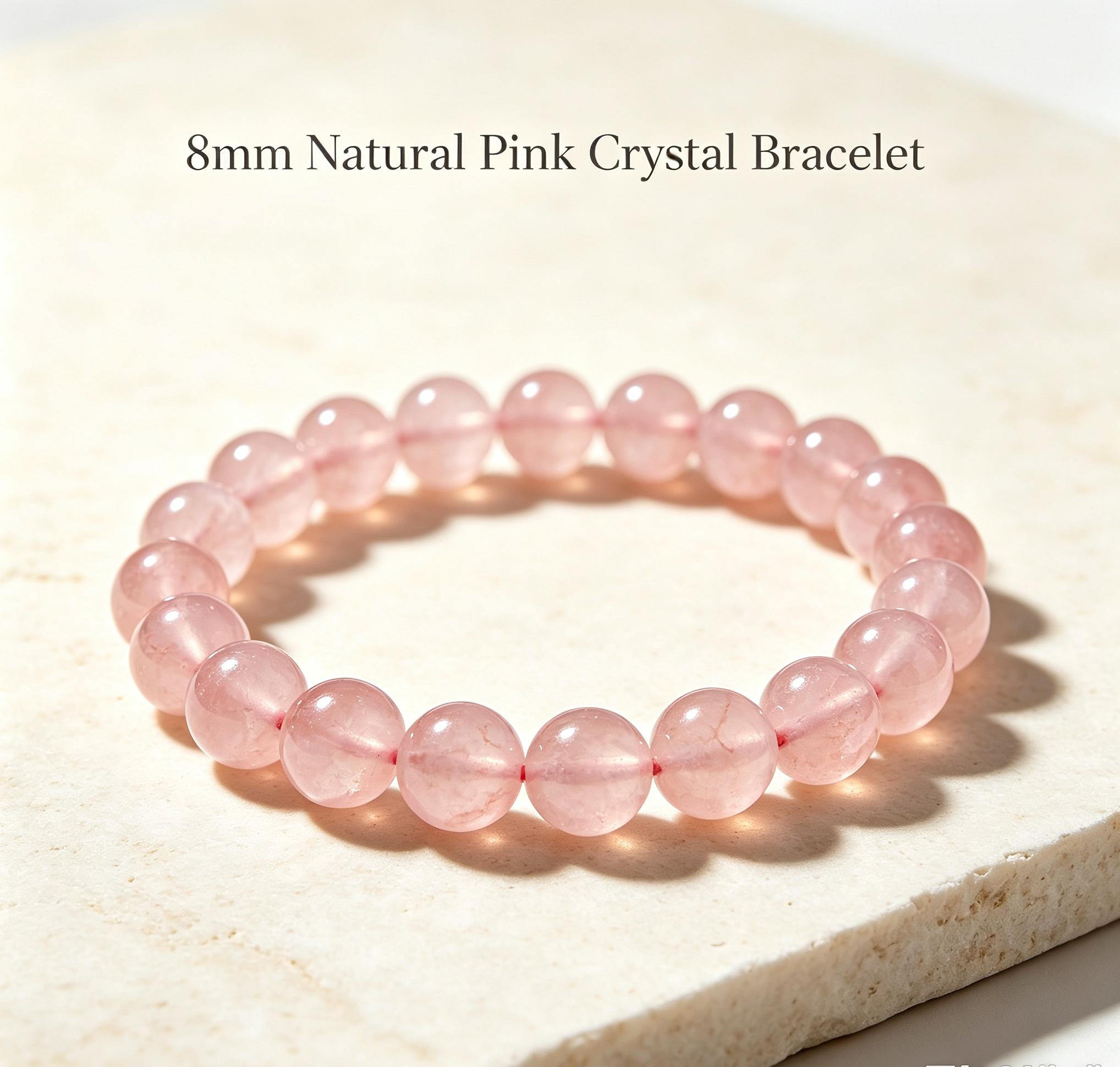 Rose Quartz Bracelet — Love & Self-Acceptance